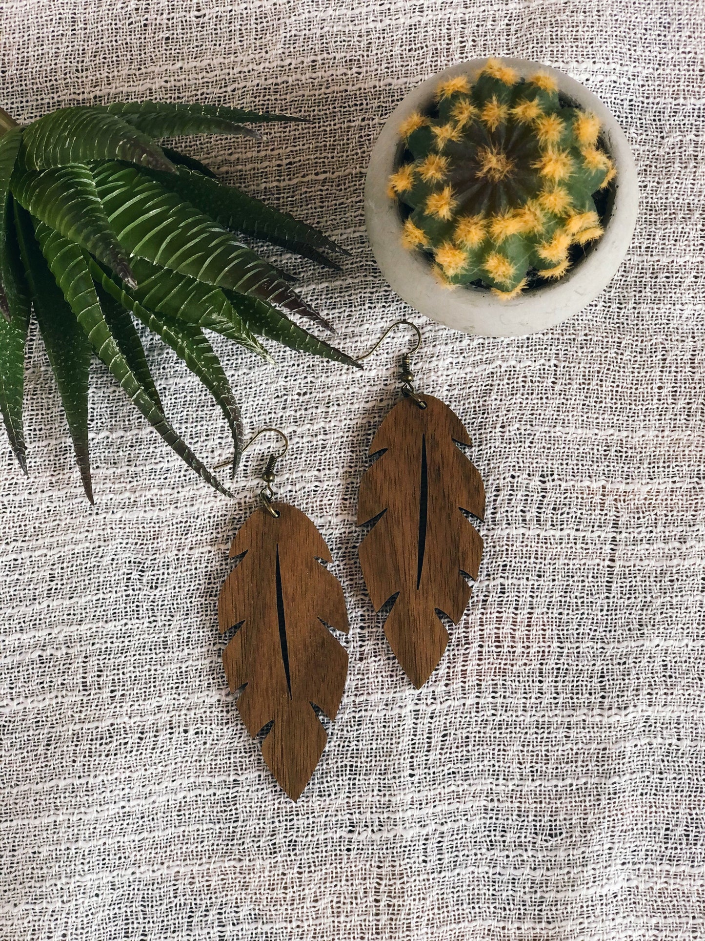 Palm Beach Leaf Earring