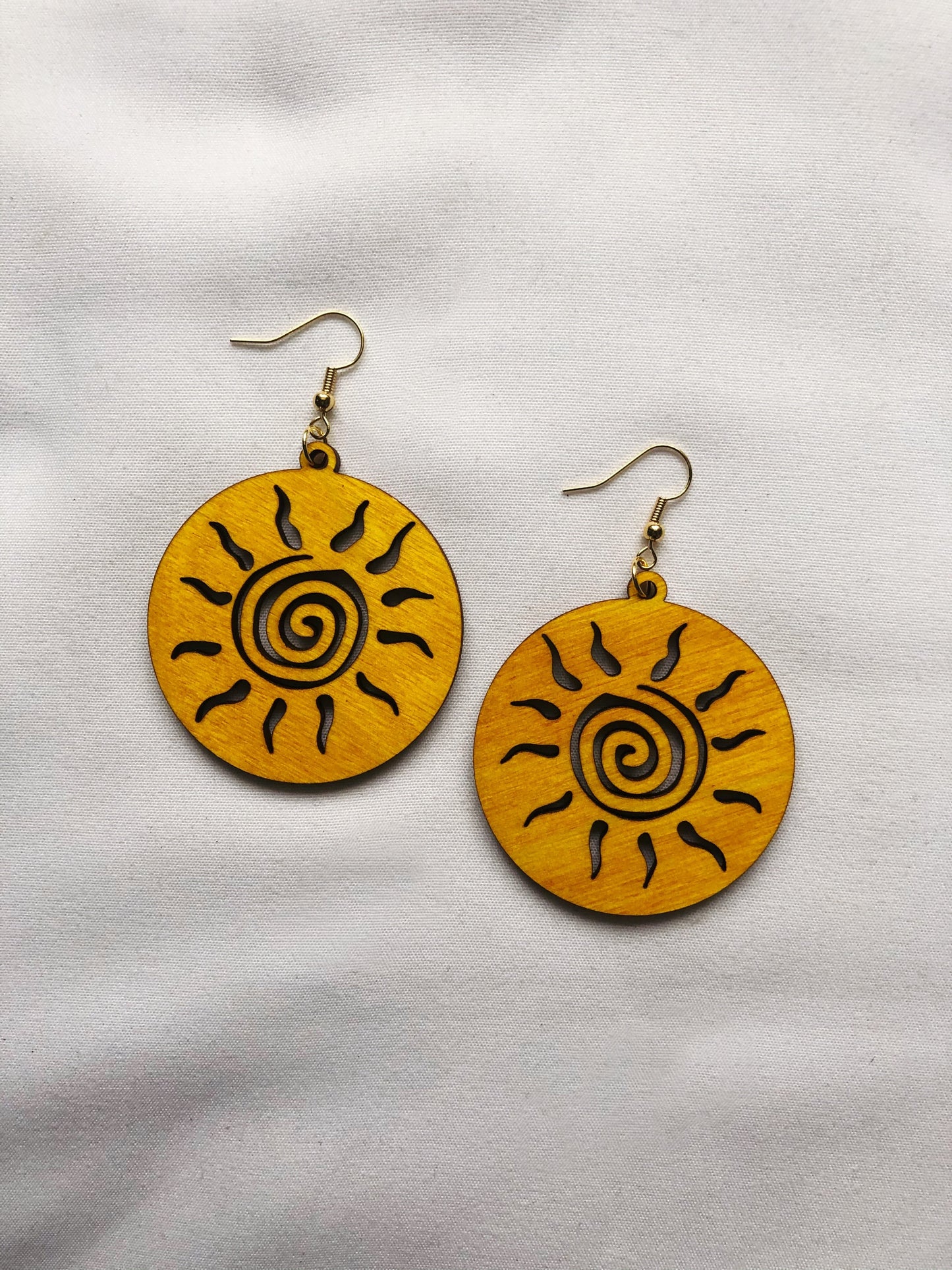 Golden Hour Sun Earrings