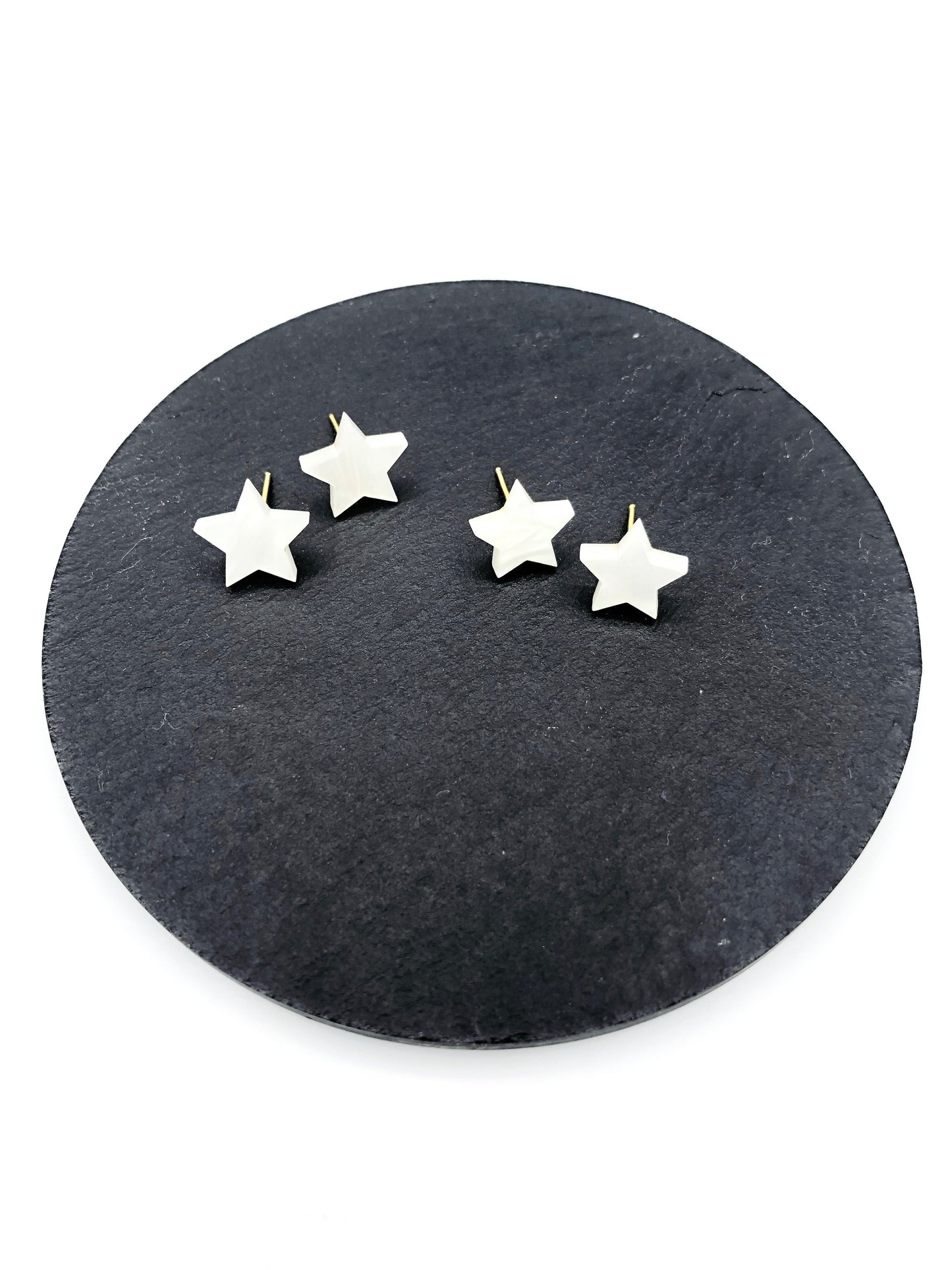Daydream Star Studs Set in Angelic White