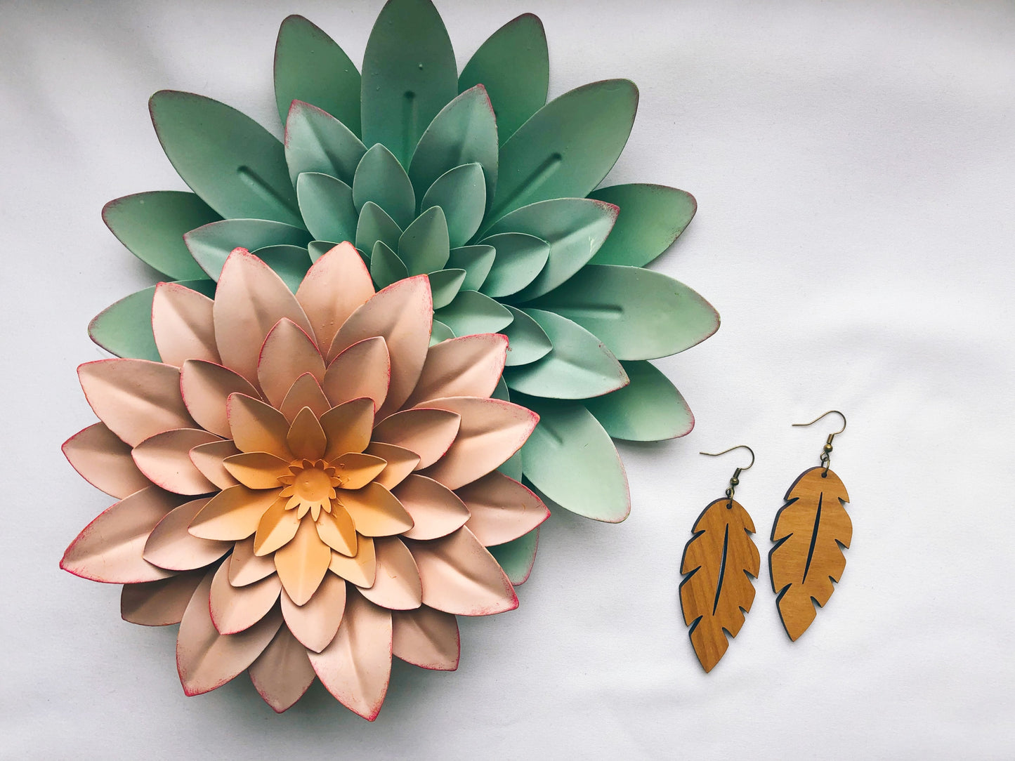 Palm Beach Leaf Earring