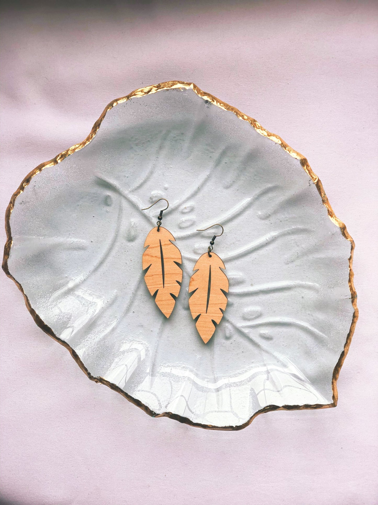 Palm Beach Leaf Earring