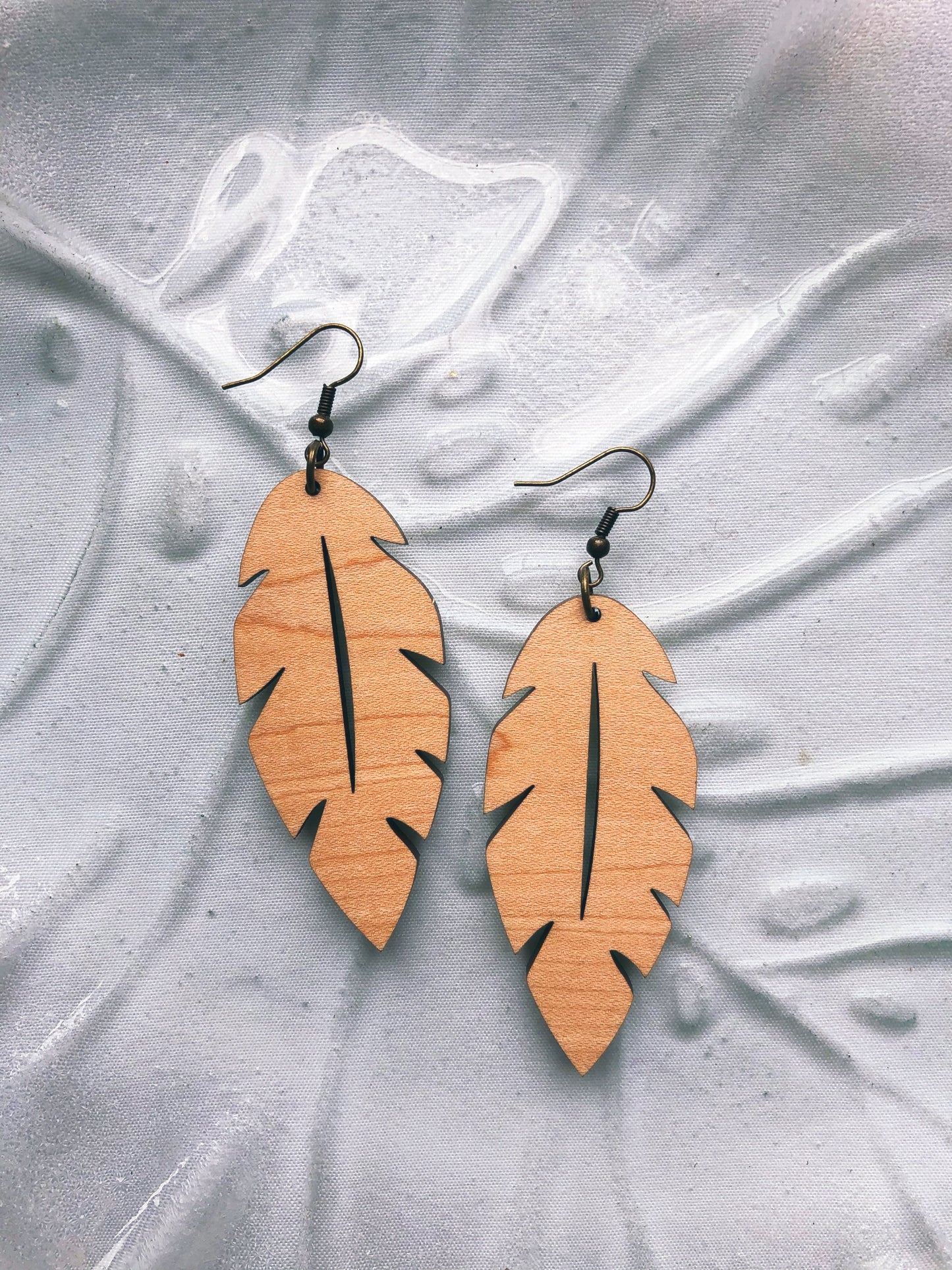 Palm Beach Leaf Earring