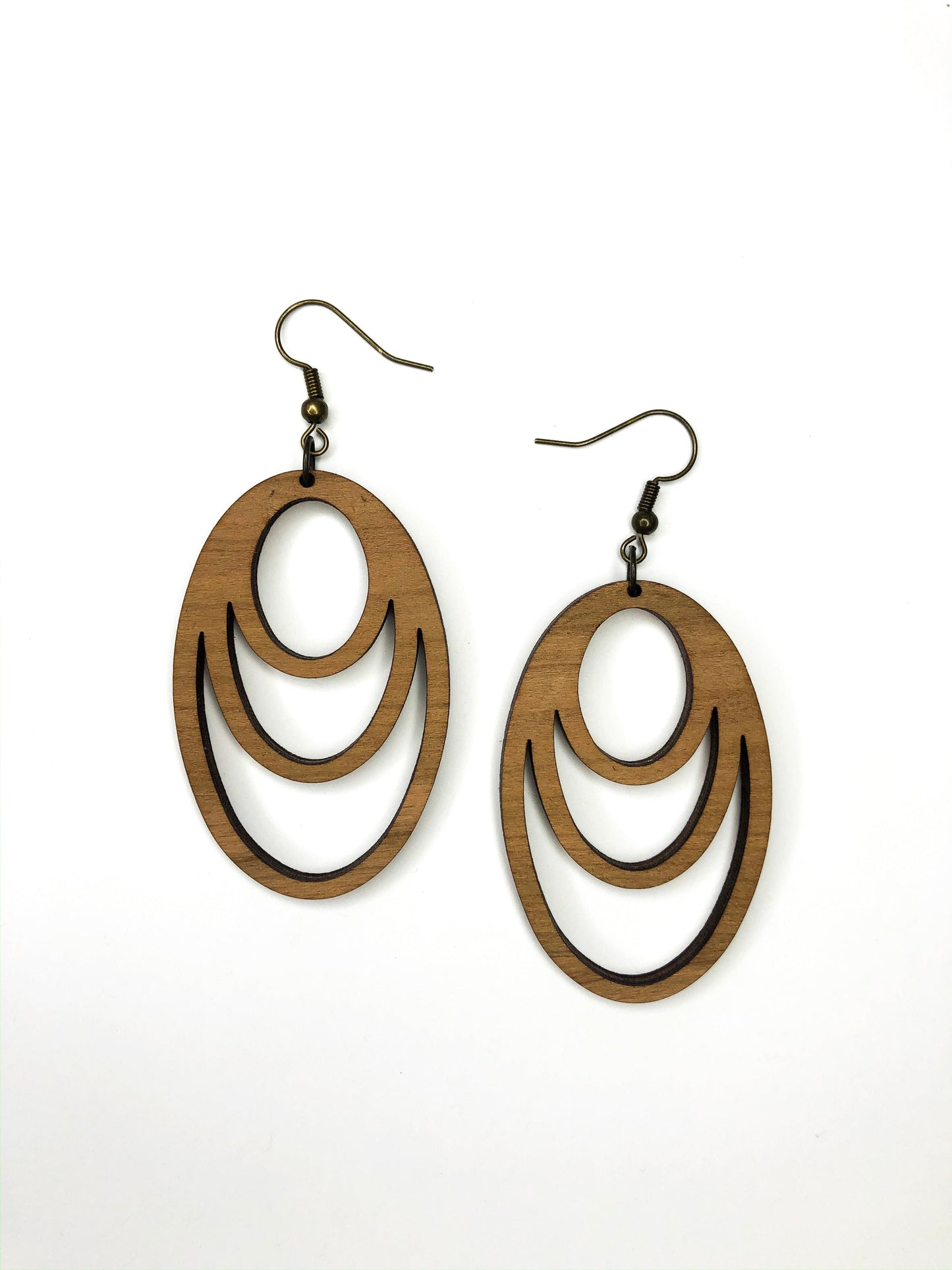 Cindy Lou Triple Hoop Earrings