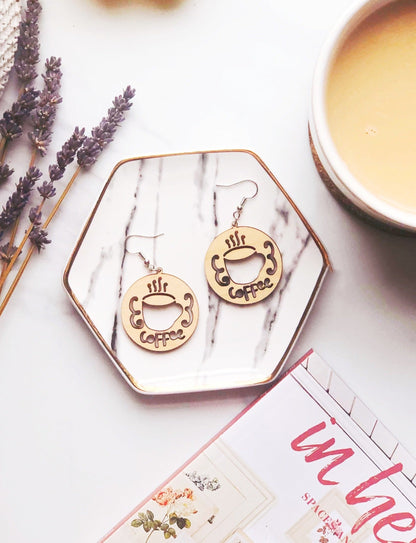 Nitah Coffee Earrings