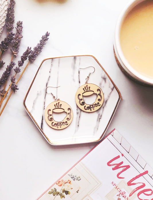 Nitah Coffee Earrings