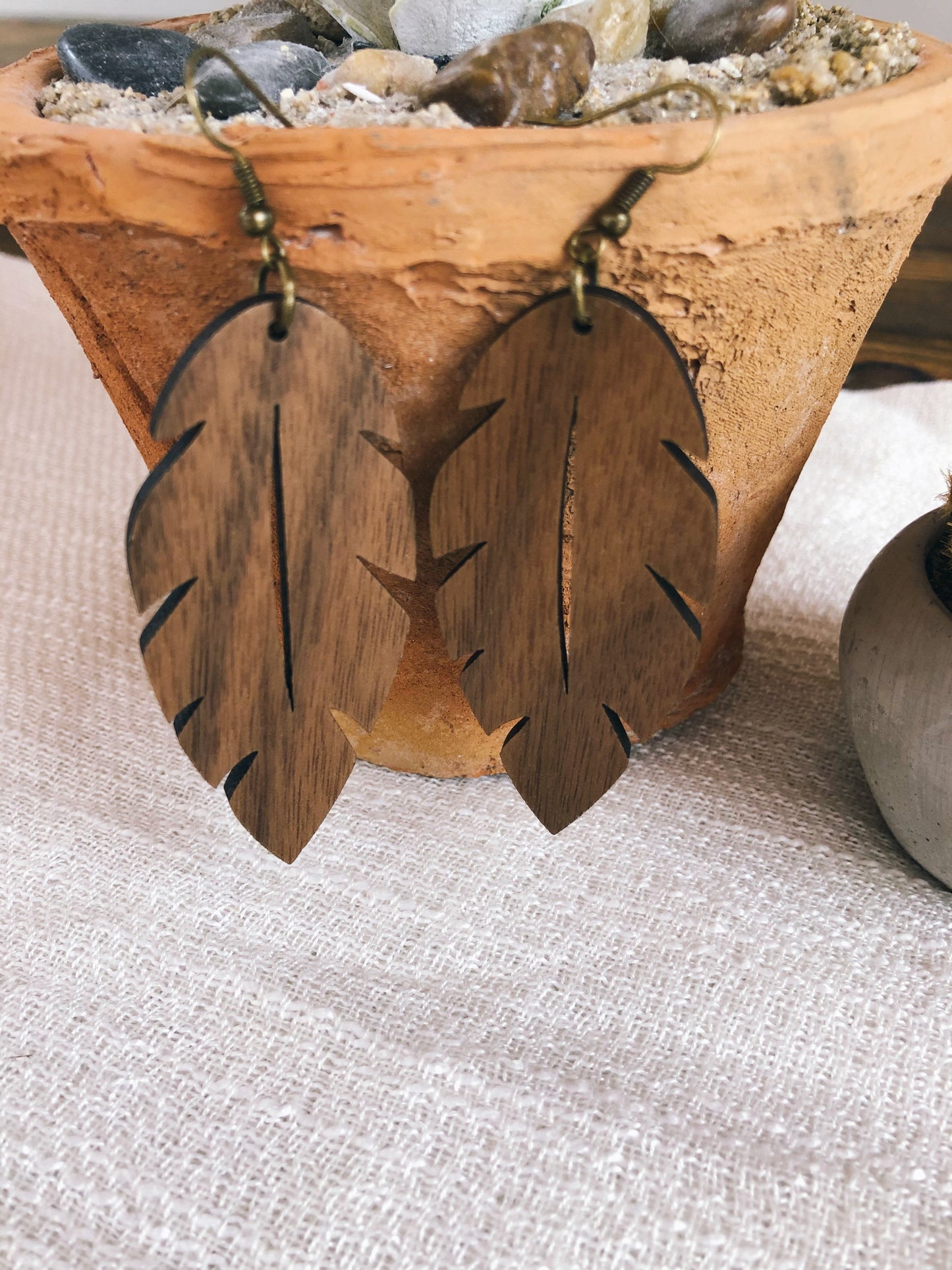 Palm Beach Leaf Earring