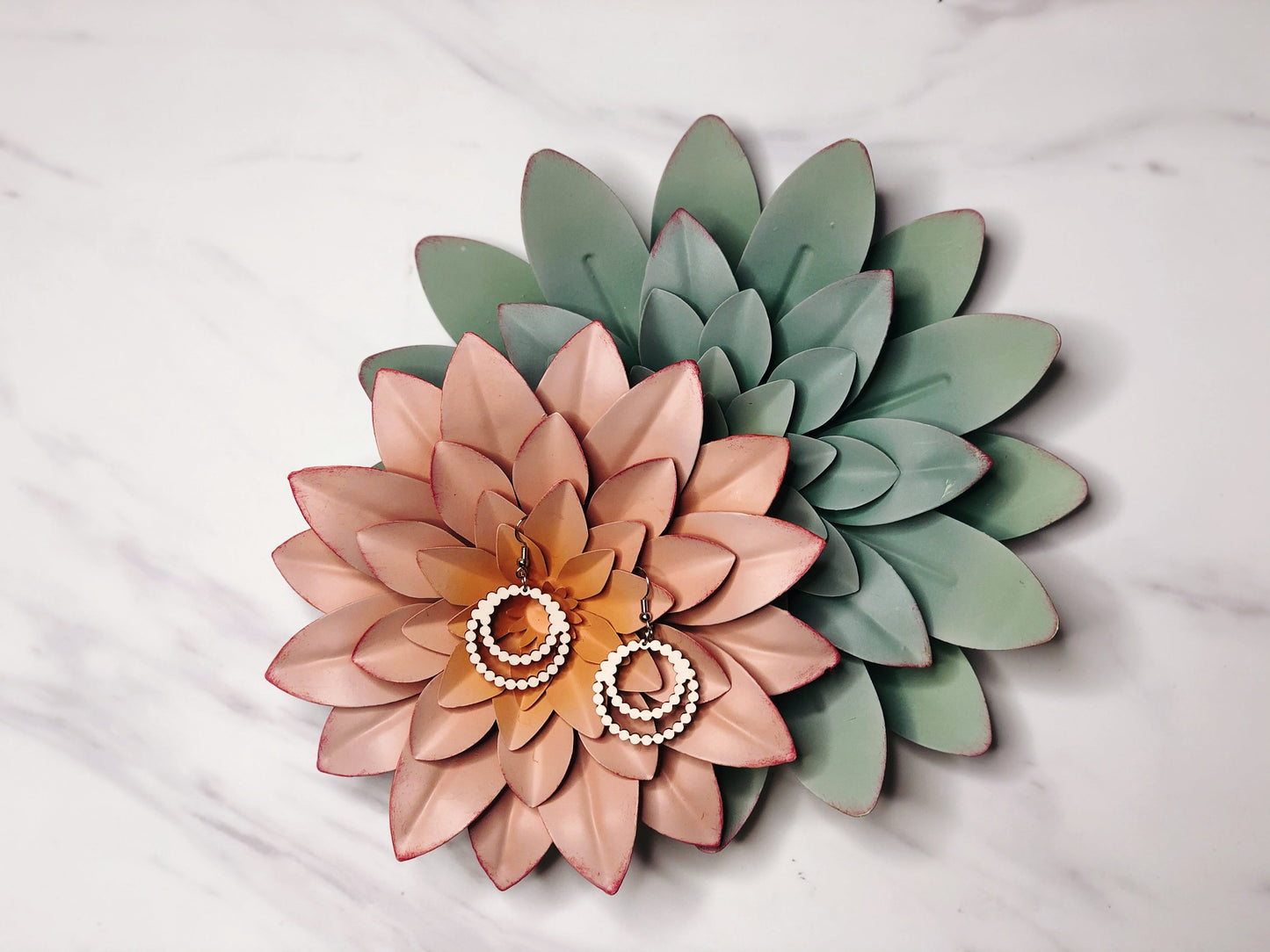 Faith Double Hoop Earrings