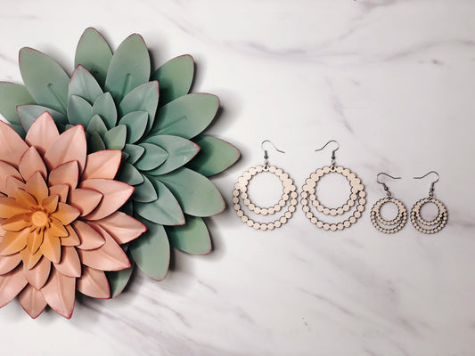 Faith Double Hoop Earrings