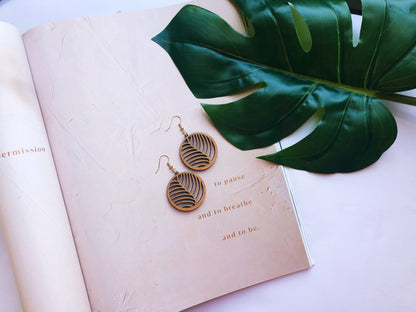Tia Fern Leaf Earrings