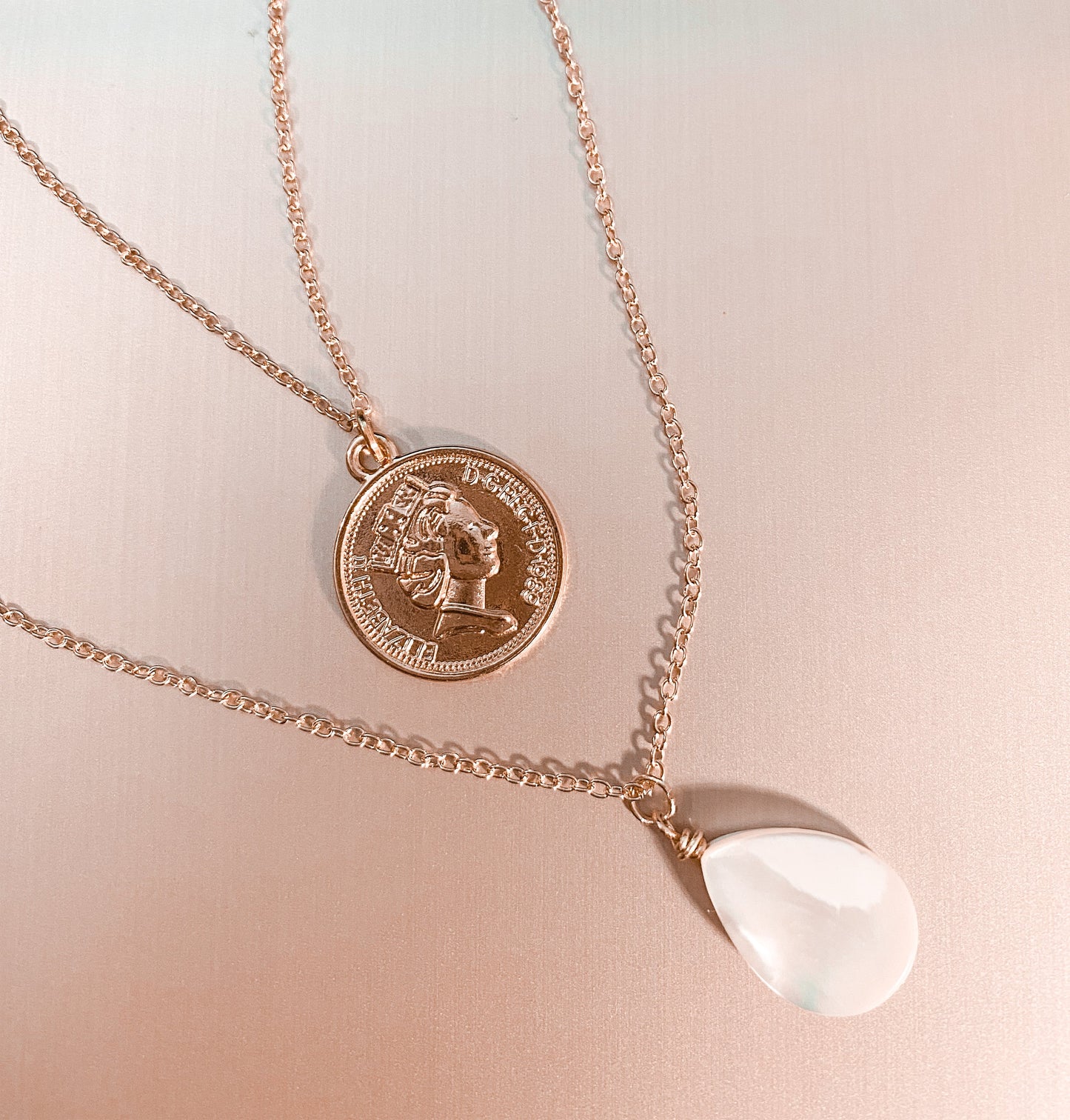 Eliza Mother of Pearl Necklace Set