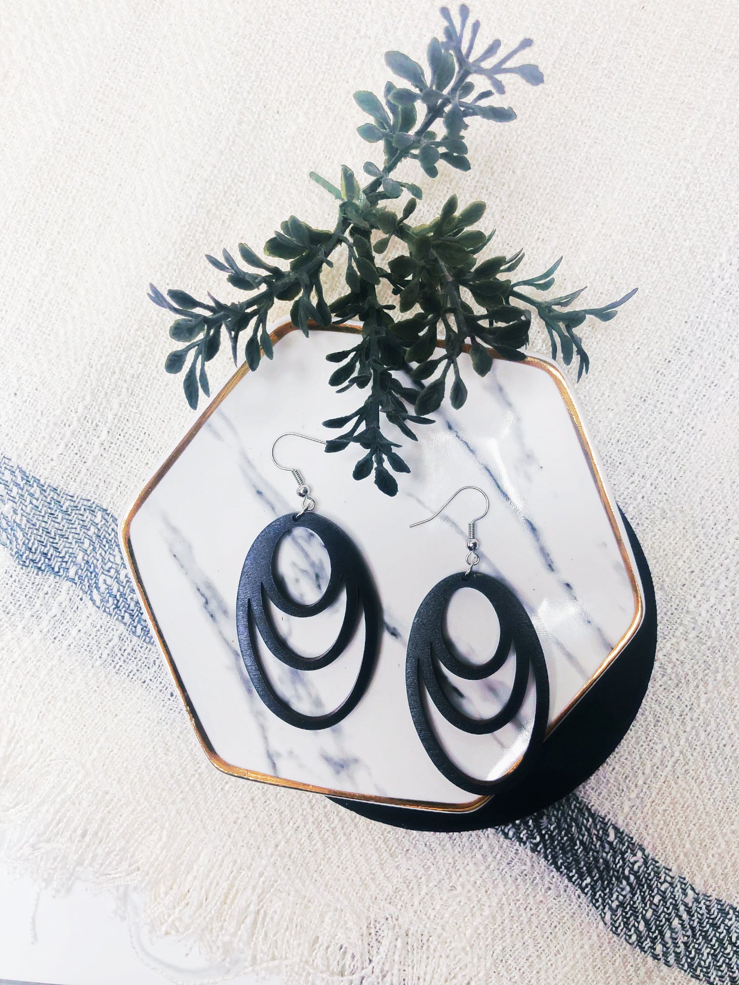 Cindy Lou Triple Hoop Earrings