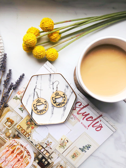 Nitah Coffee Earrings