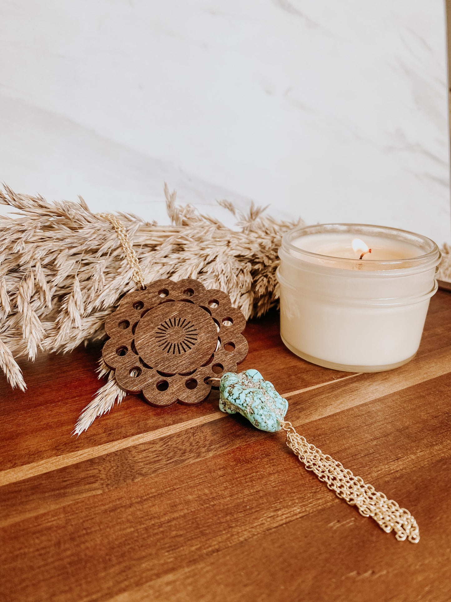 Boho Mandala Necklace
