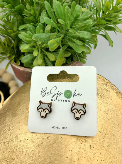 Mini Fox Stud Earrings