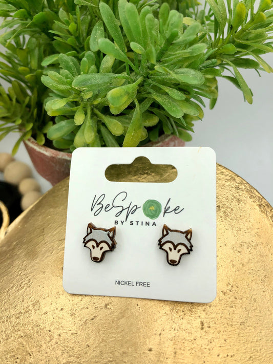 Mini Fox Stud Earrings