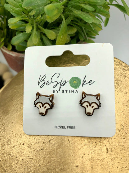 Mini Fox Stud Earrings
