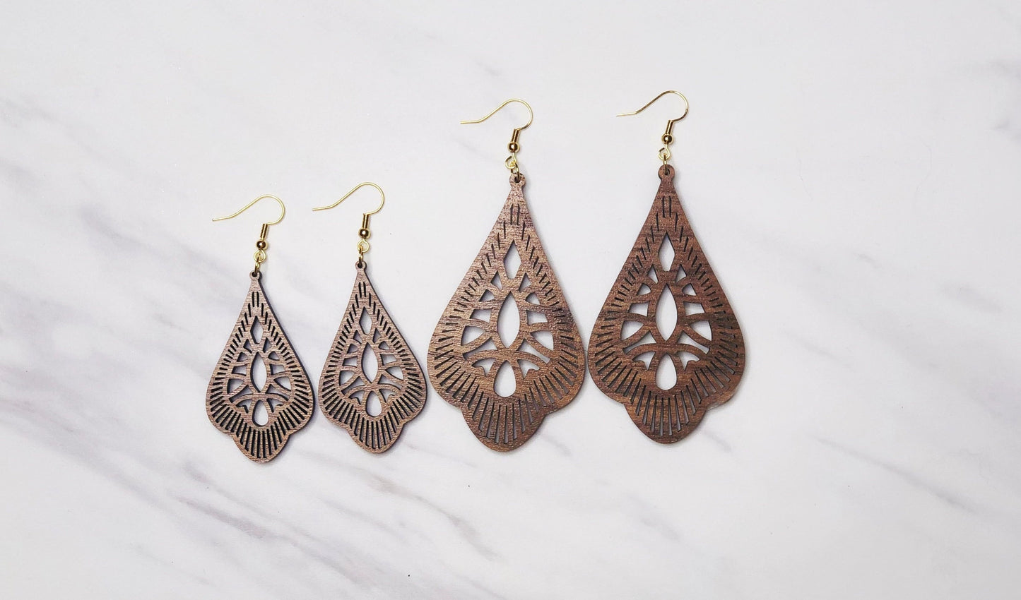 They Call Her Lacett Hardwood Earrings