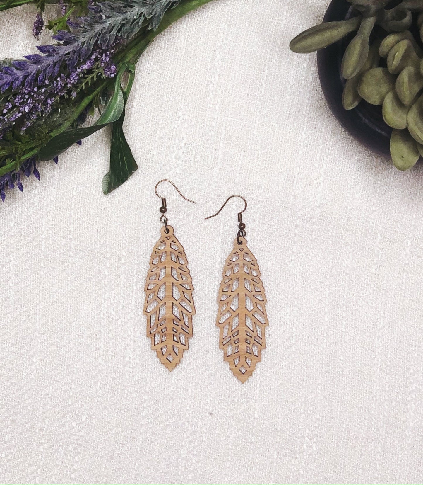 Jessica Forest Leaf Earrings
