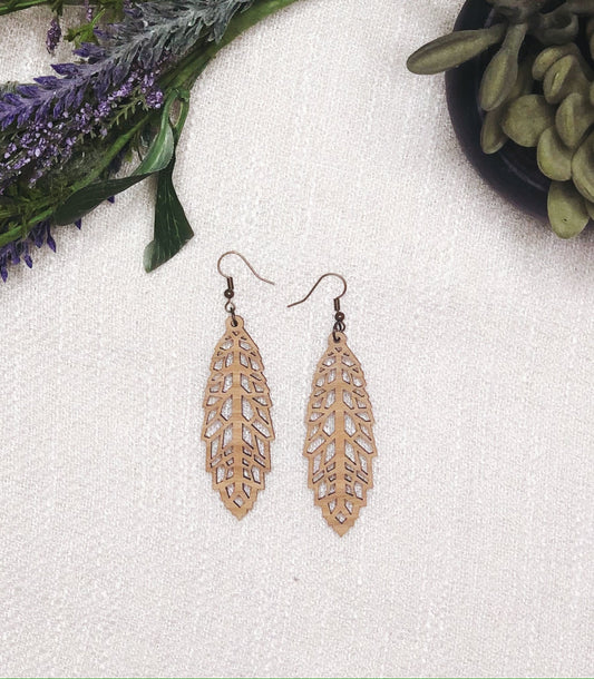 Jessica Forest Leaf Earrings