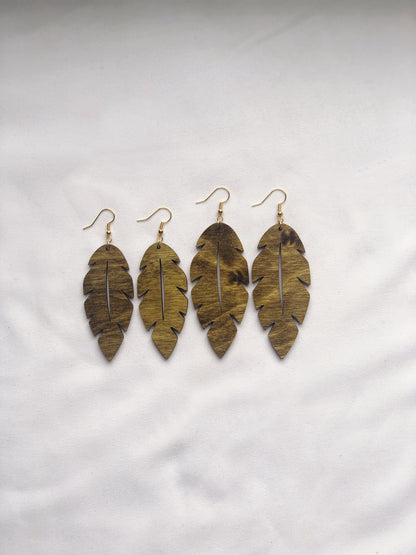 Palm Beach Leaf Earring