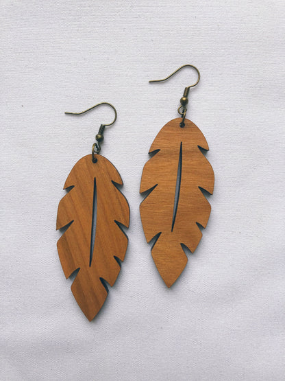Palm Beach Leaf Earring