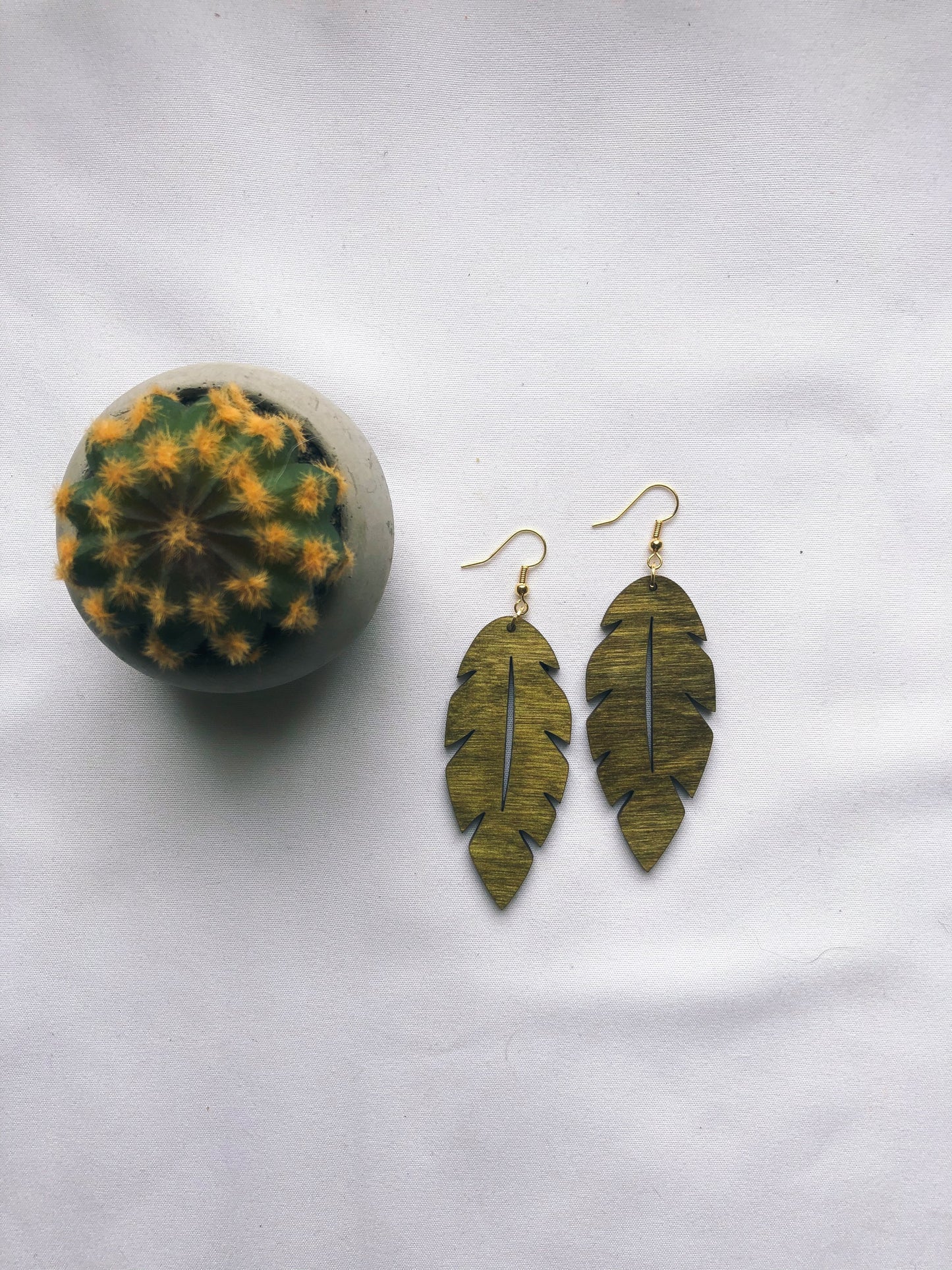 Palm Beach Leaf Earring