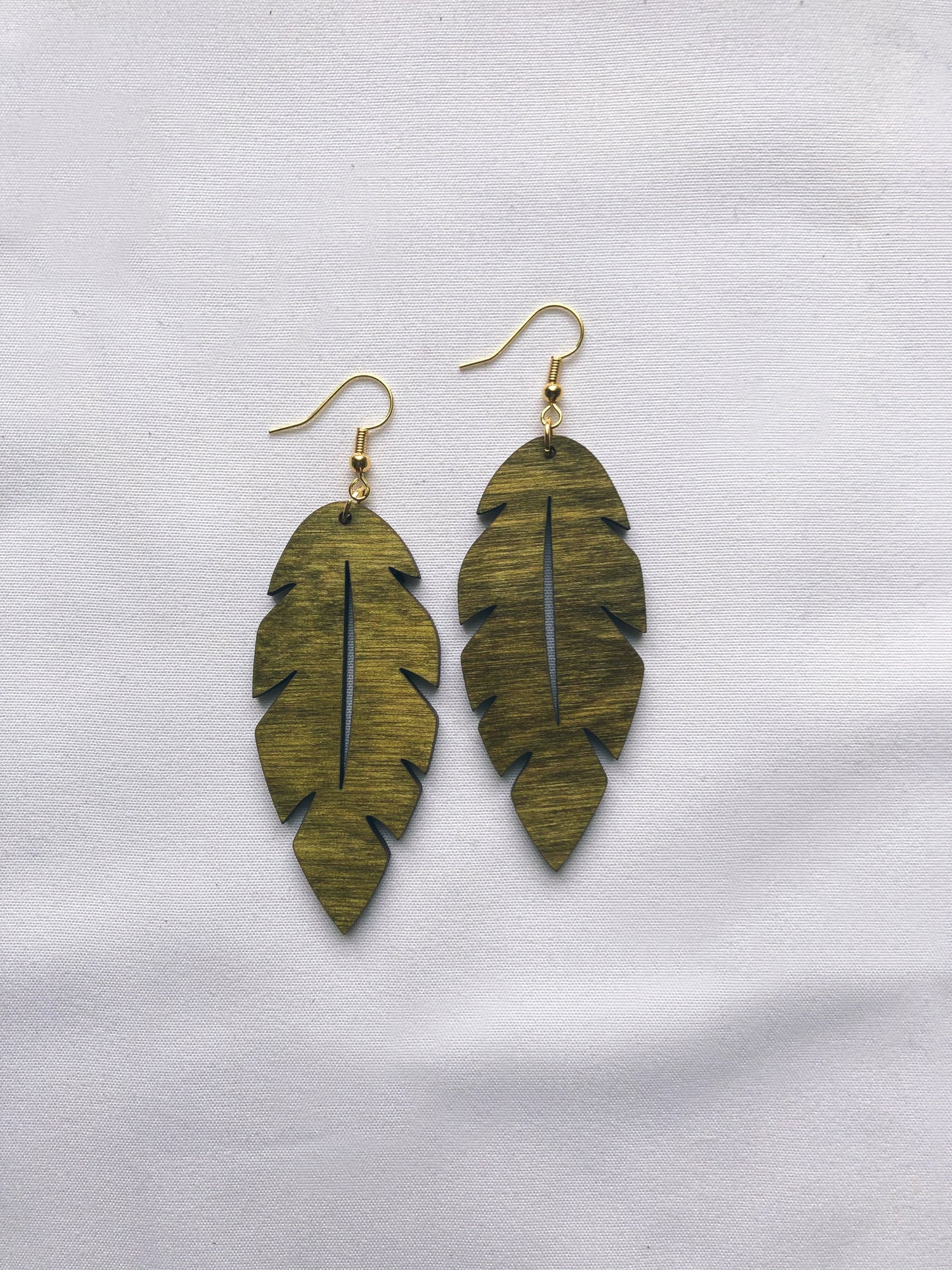 Palm Beach Leaf Earring