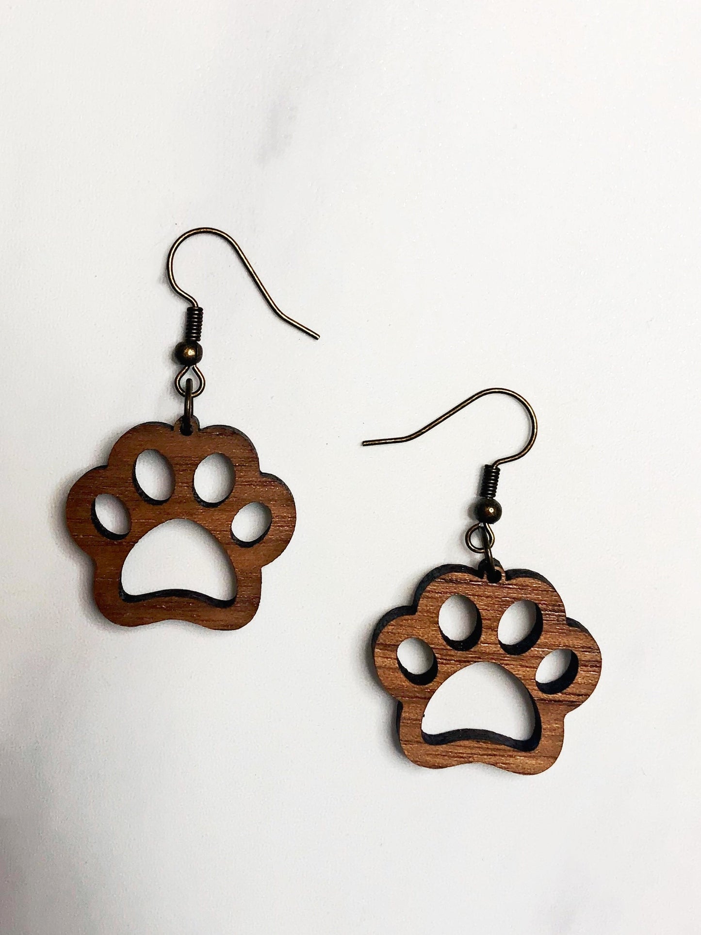 Fur Baby Paw Earrings