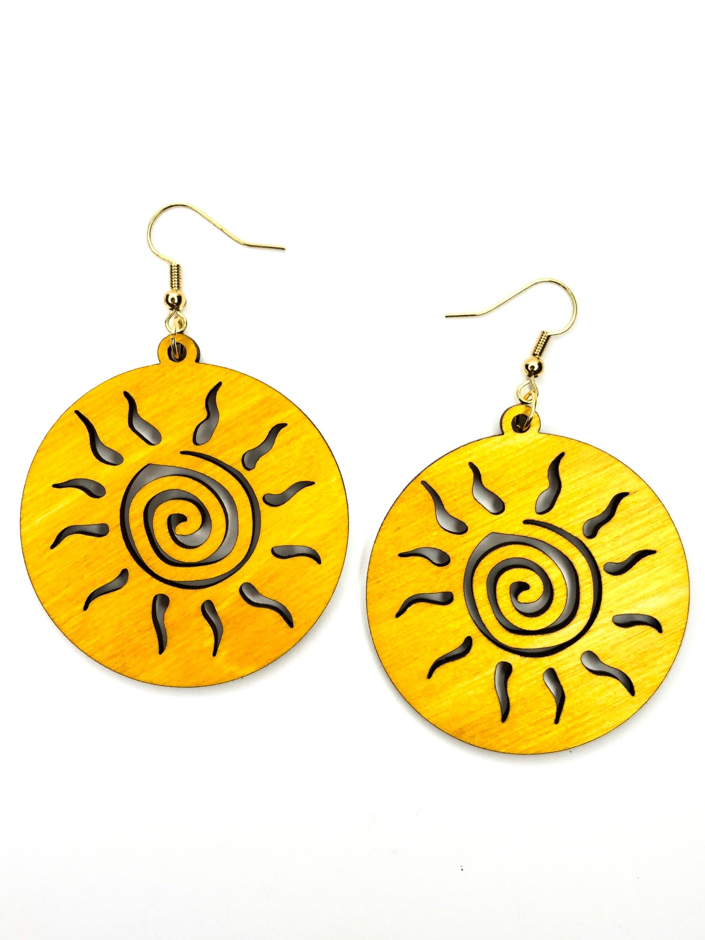 Golden Hour Sun Earrings