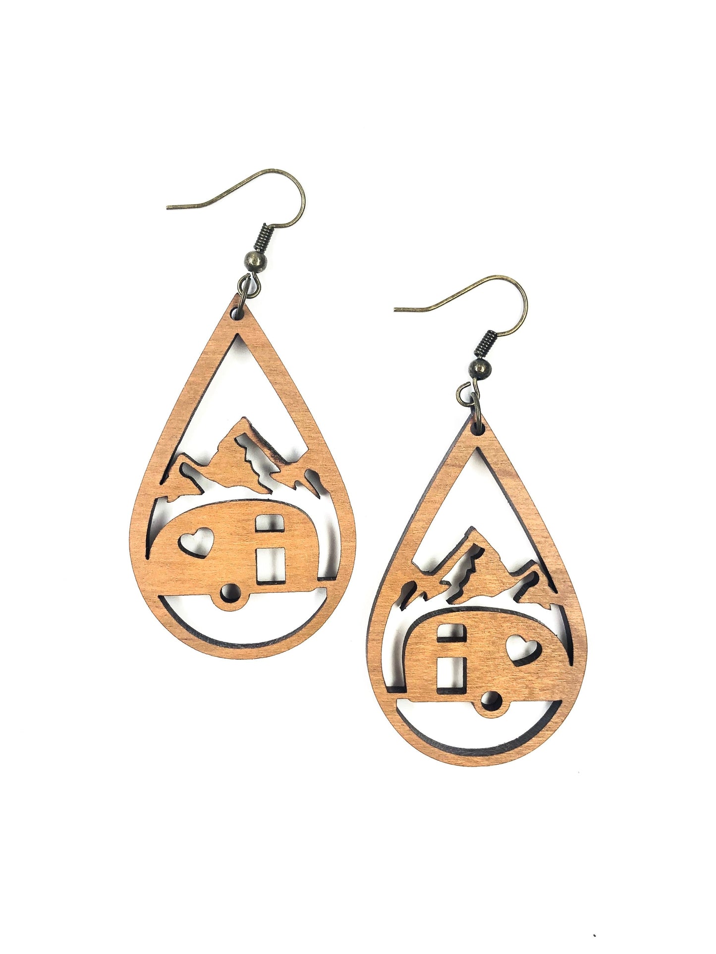 Jeny Goes Camping Air Stream RV Earrings