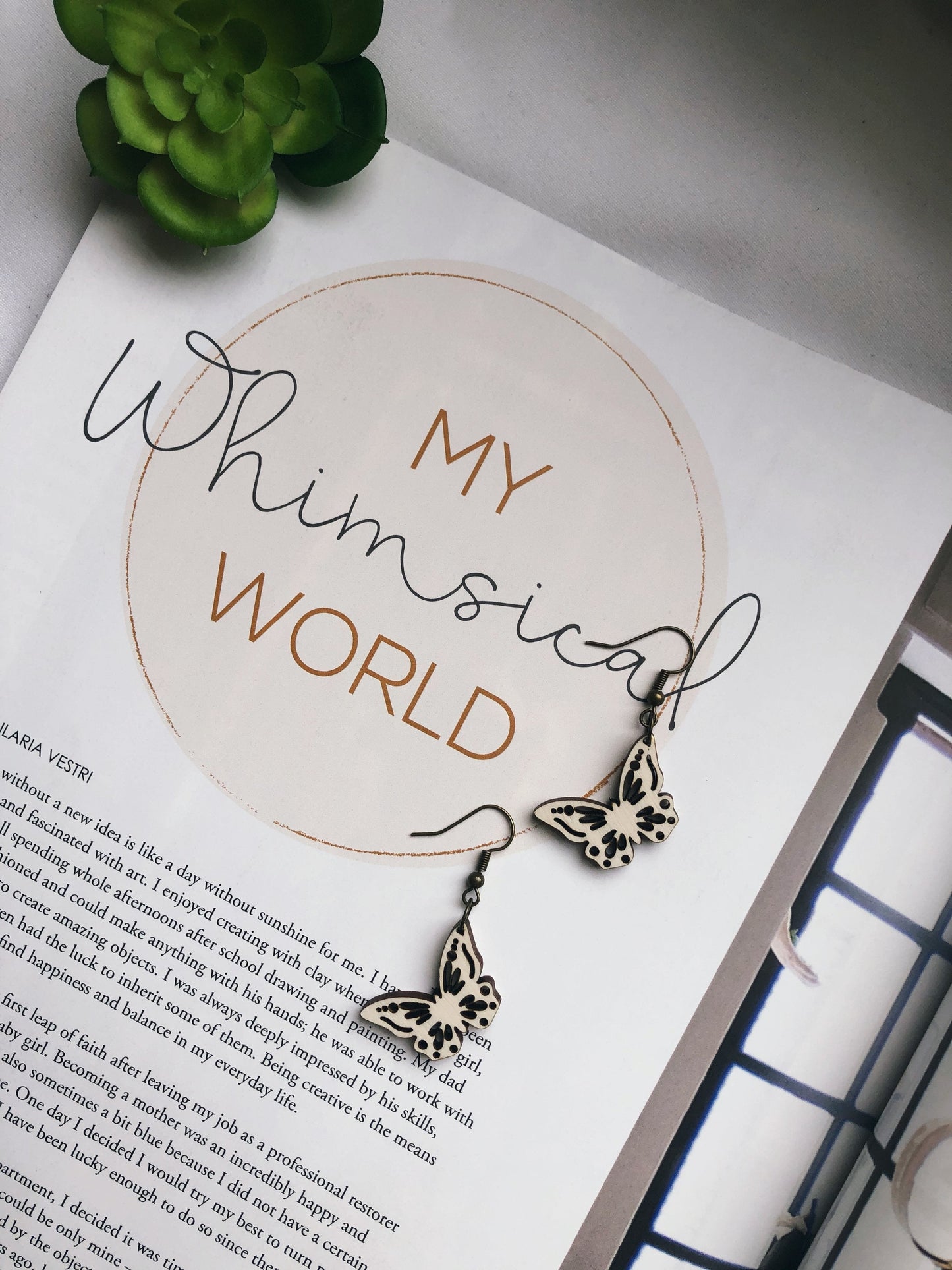 You Give Me Butterflies Earrings