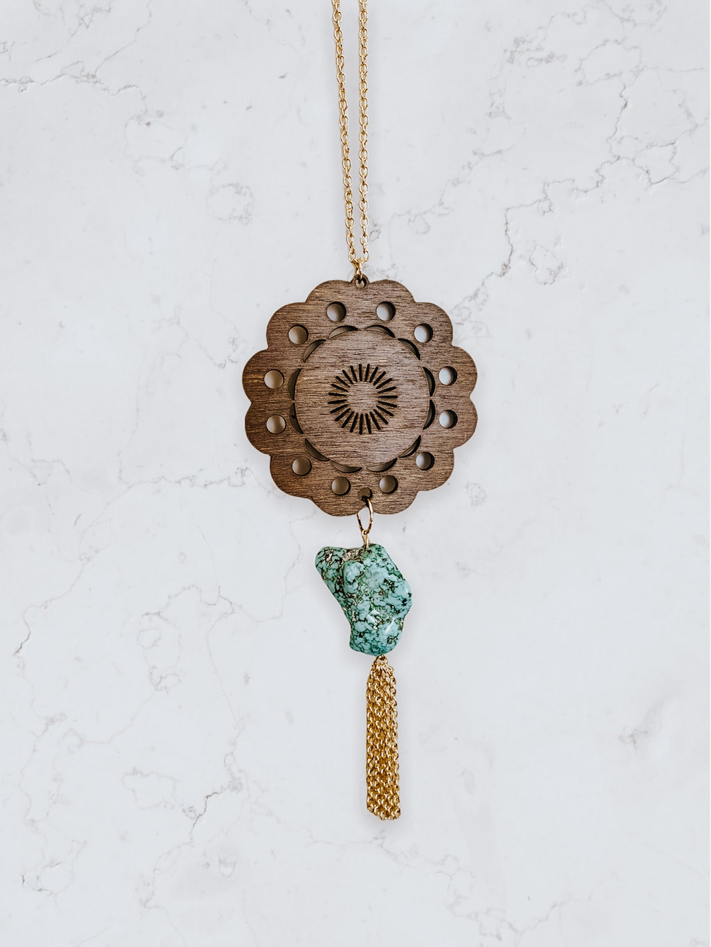 Boho Mandala Necklace