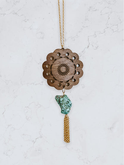 Boho Mandala Necklace