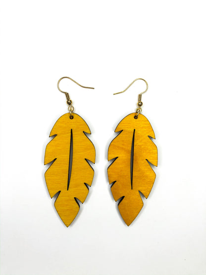 Palm Beach Leaf Earring