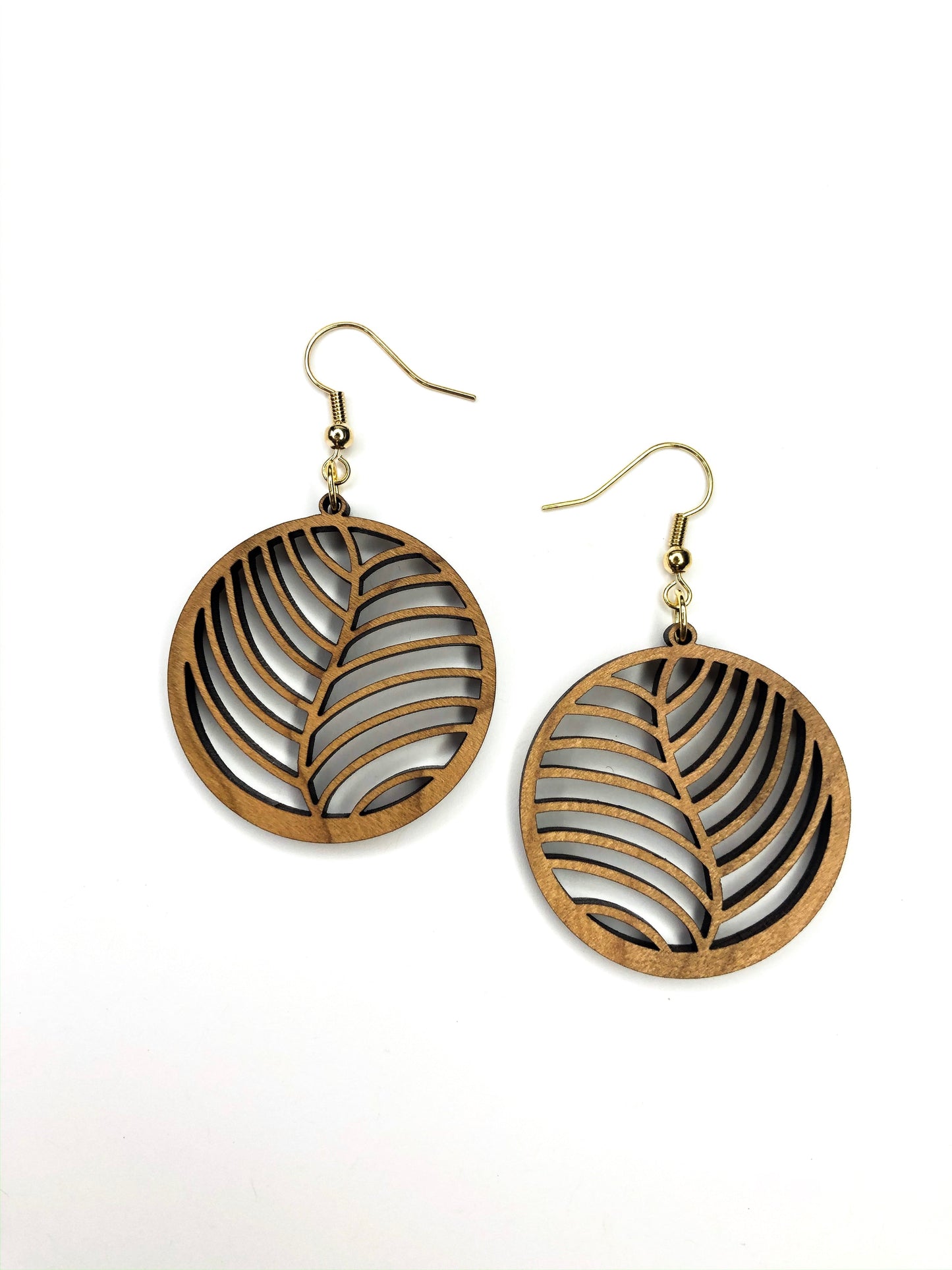 Tia Fern Leaf Earrings