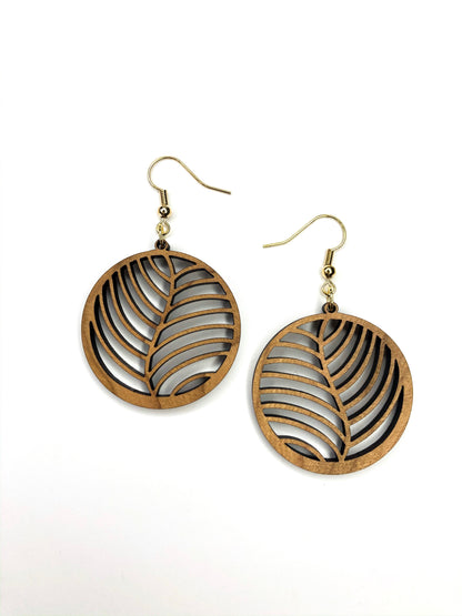 Tia Fern Leaf Earrings