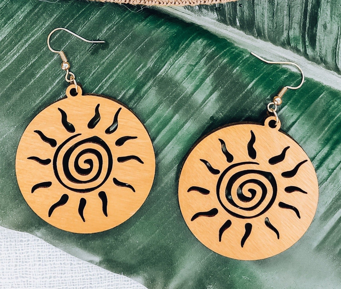 Golden Hour Sun Earrings
