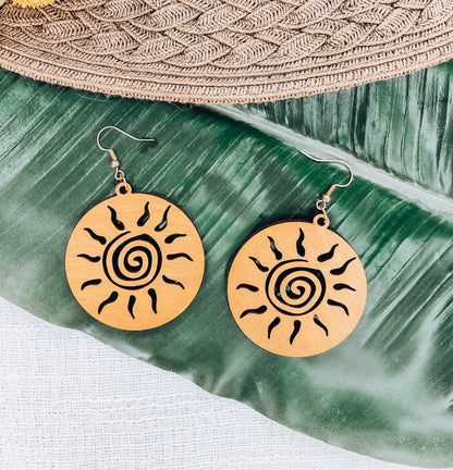 Golden Hour Sun Earrings