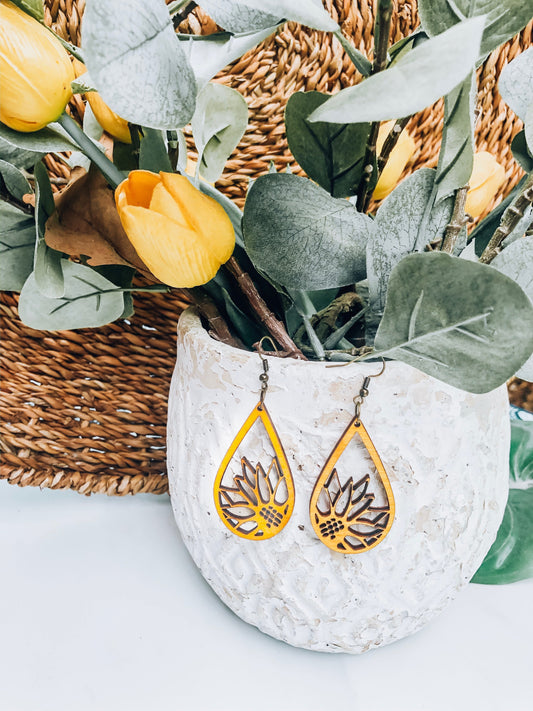 You're A Sunflower Earrings
