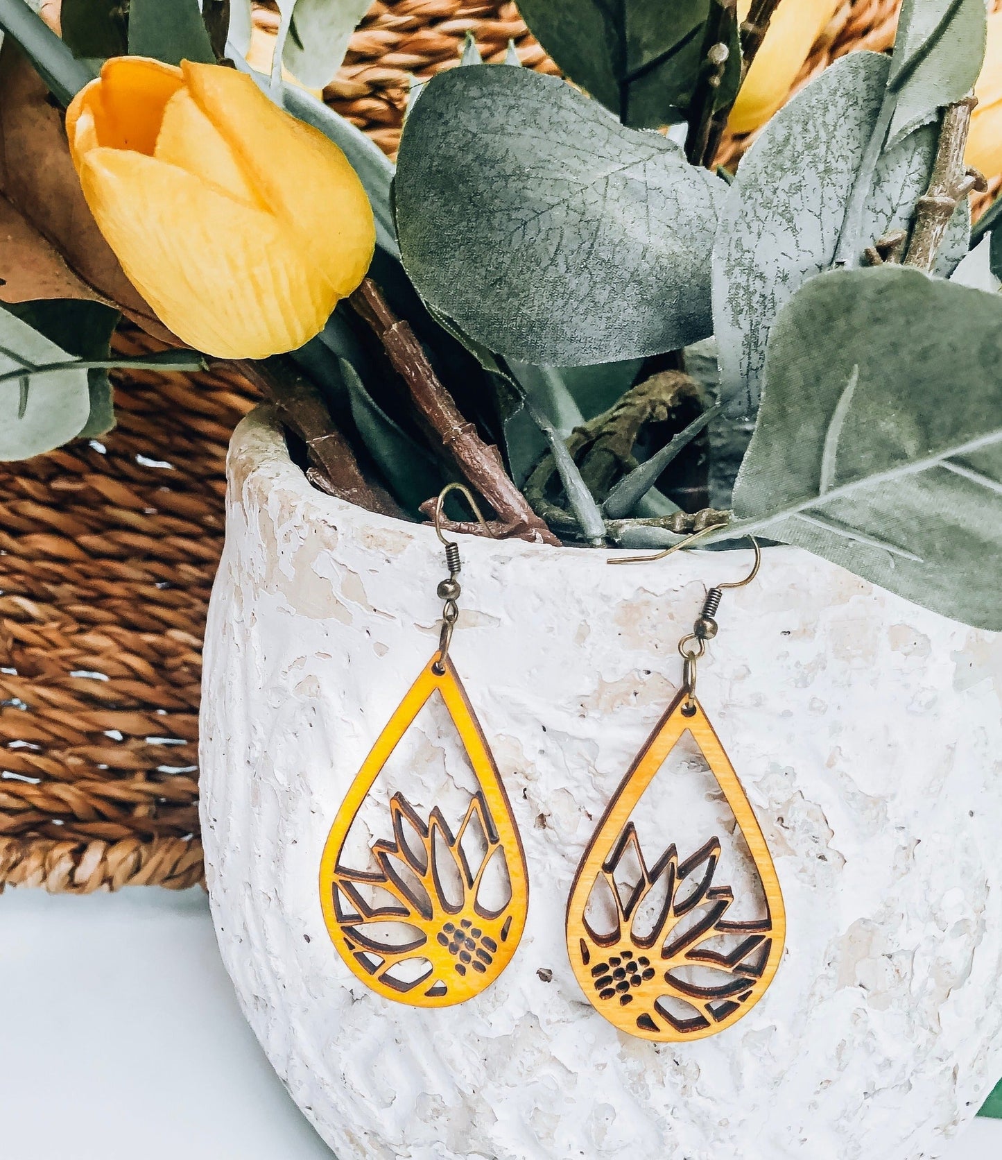 You're A Sunflower Earrings