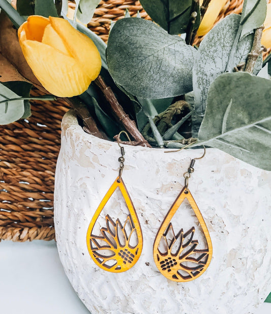 You're A Sunflower Earrings