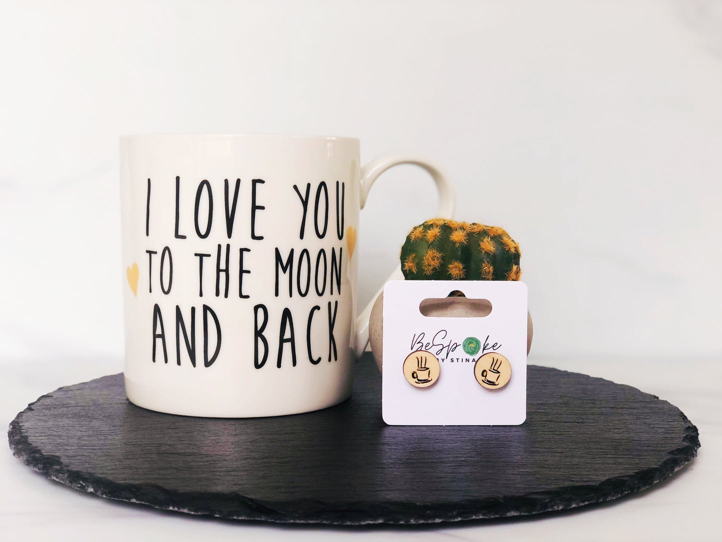 Did Olga say Coffee? Stud Earrings