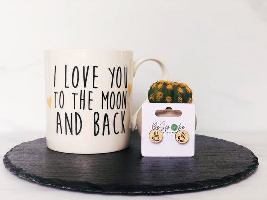 Did Olga say Coffee? Stud Earrings