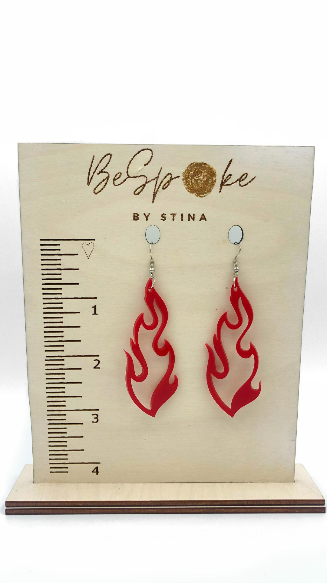 Flame Earrings, Blaise with Personality Flame Earrings
