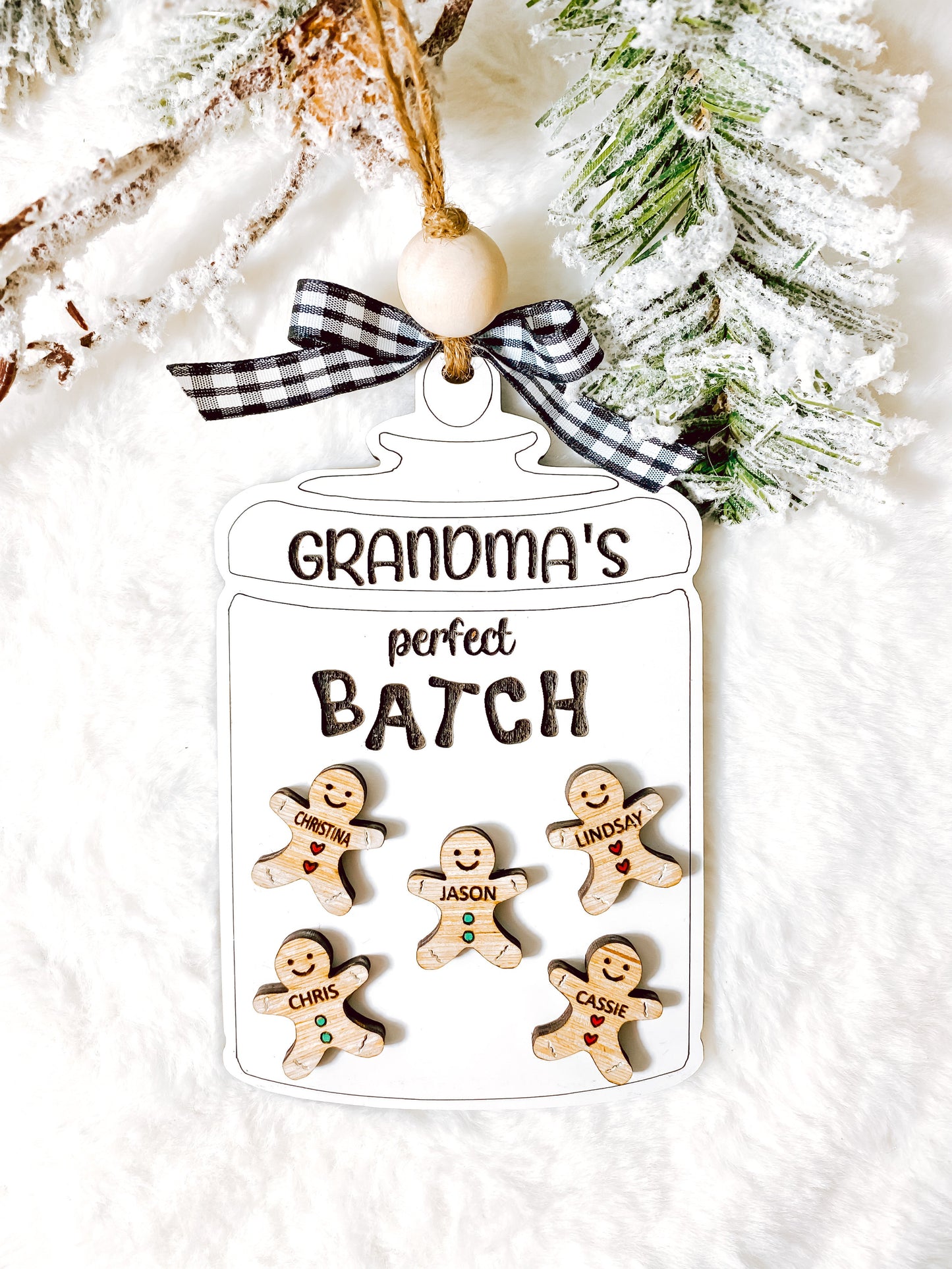 Perfect Batch Personalized Gingerbread Cookie Jar Ornament/Magnet