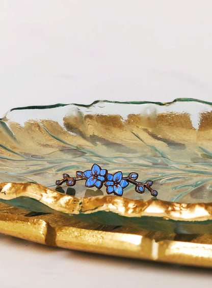 Marielle Hibiscus Flower Stud Earring Crawlers