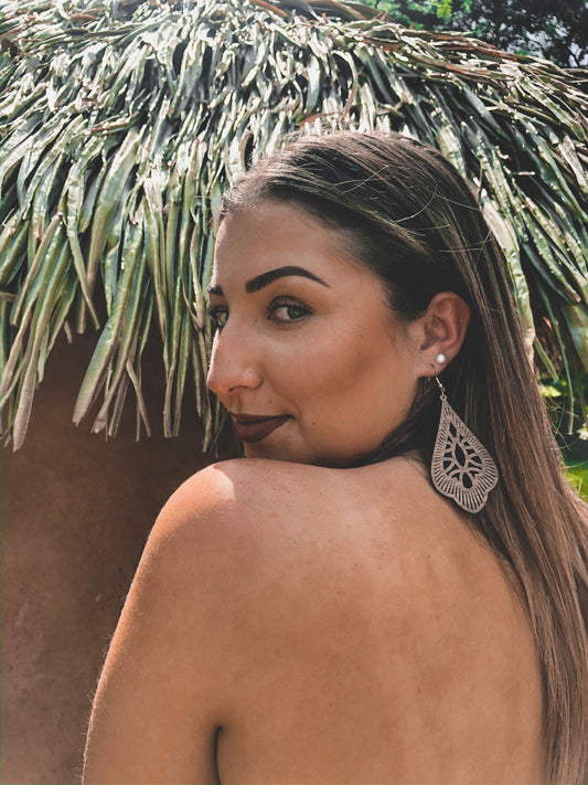 They Call Her Lacett Hardwood Earrings